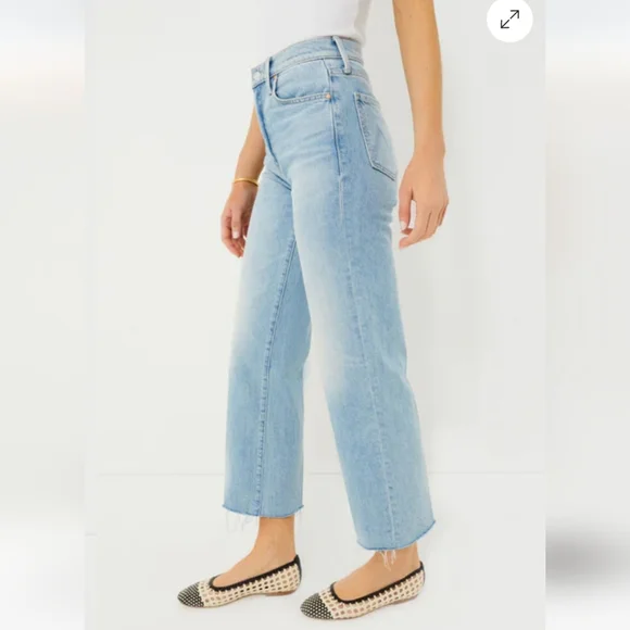 MOTHER The Rambler Zip Ankle Fray Jeans - Picture 3 of 10